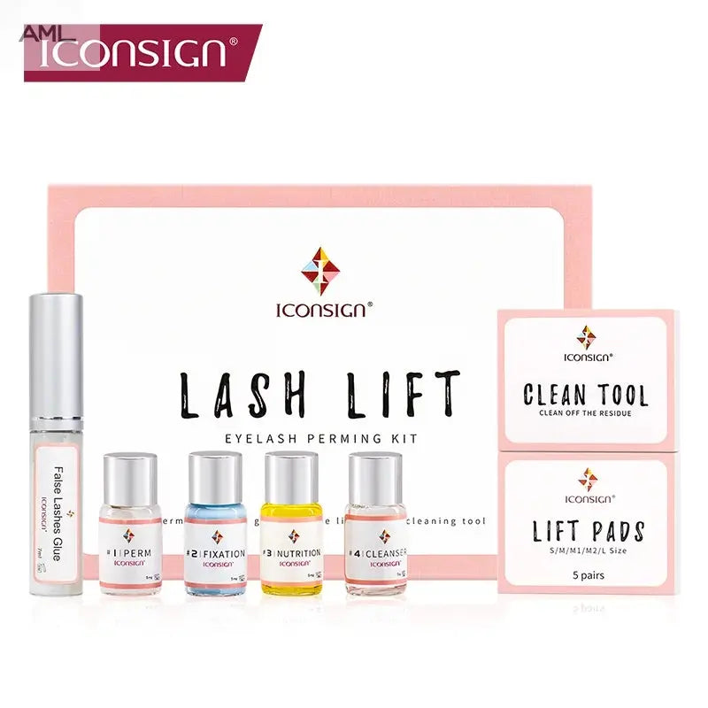 ICONSIGN Lash Lift Kit Lifiting Eyelash Enhancer Calia Set Lashes Perm Eyes Makeup Tools Can Do Your Logo