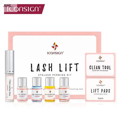 ICONSIGN Lash Lift Kit Lifiting Eyelash Enhancer Calia Set Lashes Perm Eyes Makeup Tools Can Do Your Logo