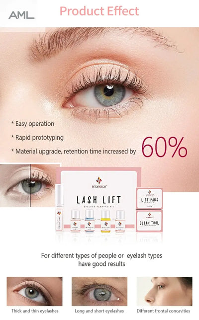 ICONSIGN Lash Lift Kit Lifiting Eyelash Enhancer Calia Set Lashes Perm Eyes Makeup Tools Can Do Your Logo THE AML STORE