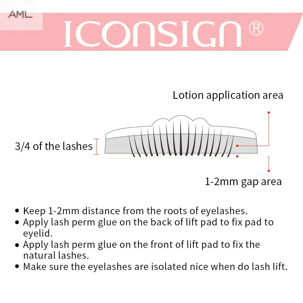 ICONSIGN Lash Lift Kit Lifiting Eyelash Enhancer Calia Set Lashes Perm Eyes Makeup Tools Can Do Your Logo THE AML STORE