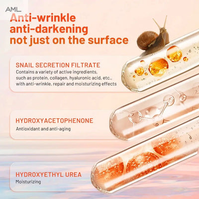 Pore Ampoule Snail 100% Essence Hyaluronic Acid Shrink Pores Original Solution Moisturizing Essence Rejuvenating Essence THE AML STORE