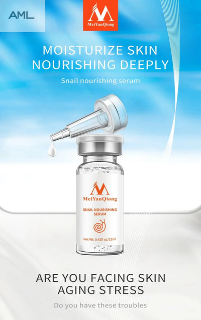 Pore Ampoule Snail 100% Essence Hyaluronic Acid Shrink Pores Original Solution Moisturizing Essence Rejuvenating Essence THE AML STORE